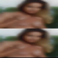 Naked woman that black