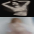 Naked woman that black