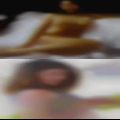 Naked woman with pubic patch